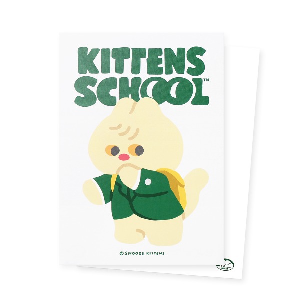 Snooze Kittens® Kittens School Mayu Postcard