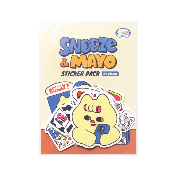 Snooze Kittens® Snooze&amp;Mayo Mayo Sticker Pack