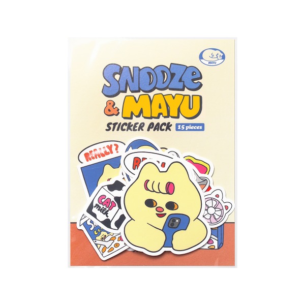 Snooze Kittens® Snooze&amp;Mayu Mayu Sticker Pack