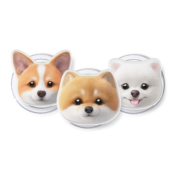 Sugar Cat &amp; Candy Doggie® Dogs Acrylic Magnet Tok vol.1 (for MagSafe)