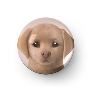 Cocoa the Labrador Retriever Acrylic Dome Tok