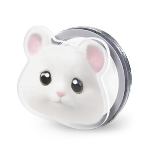 Seolgi the Hamster Face Acrylic Magnet Tok (for MagSafe)