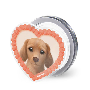Baguette the Dachshund MyHeart Acrylic Magnet Tok (for MagSafe)