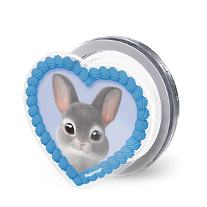 Chelsey the Rabbit MyHeart Acrylic Magnet Tok (for MagSafe)