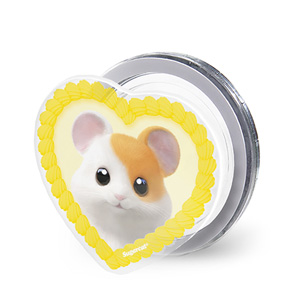 Hamjji the Hamster MyHeart Acrylic Magnet Tok (for MagSafe)
