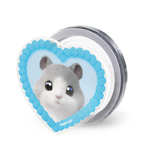 Malang the Hamster MyHeart Acrylic Magnet Tok (for MagSafe)