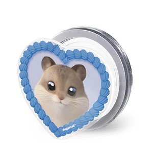 Ramji the Hamster MyHeart Acrylic Magnet Tok (for MagSafe)