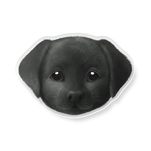 Pepper the Labrador Retriever Face Acrylic Tok