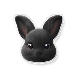 Black Jack the Rabbit Face Acrylic Tok