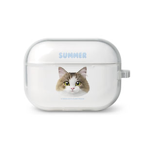 Summer the Norwegian Froest Face AirPod Pro TPU Case