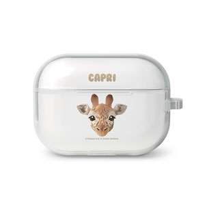 Capri the Giraffe Face AirPod Pro TPU Case