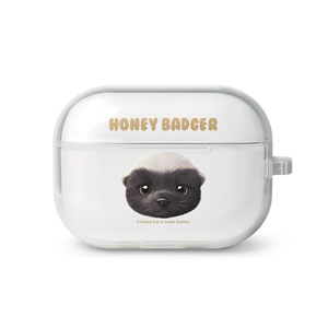 Honey Badger Face AirPod Pro TPU Case