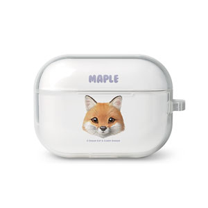Maple the Red Fox Face AirPod Pro TPU Case