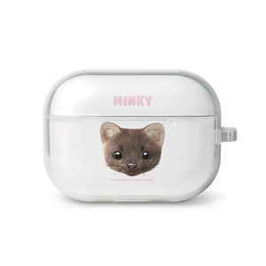 Minky the American Mink Face AirPod Pro TPU Case