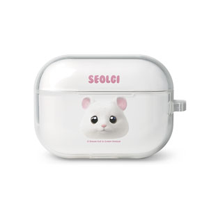 Seolgi the Hamster Face AirPod Pro TPU Case