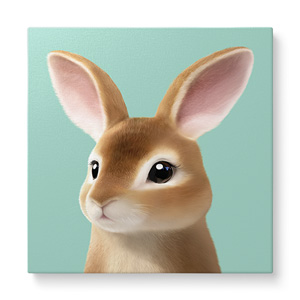 Haengbok the Rex Rabbit Art Canvas