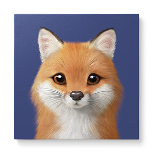 Maple the Red Fox Art Canvas