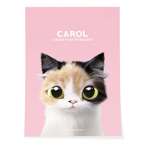 Carol Art Poster