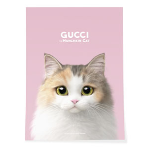 Gucci the Munchkin Art Poster