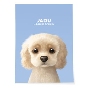 Jadu the Cocker Spaniel Art Poster