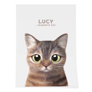 Lucy Art Poster
