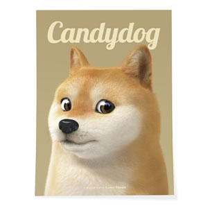 Doge the Shiba Inu (GOLD ver.) Magazine Art Poster