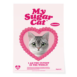 Cookie the American Shorthair MyHeart Art Poster