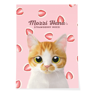 Mozzi Hana’s Strawberry Mozzi Art Poster