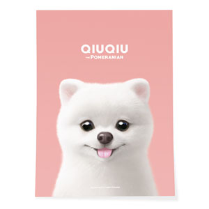 QiuQiu the Pomeranian Art Poster