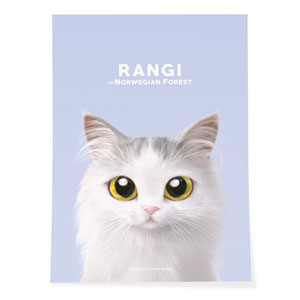 Rangi the Norwegian forest Art Poster