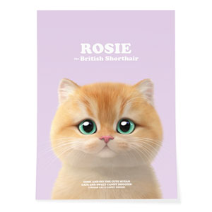 Rosie Retro Art Poster