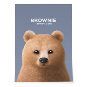 Brownie the Bear Art Poster