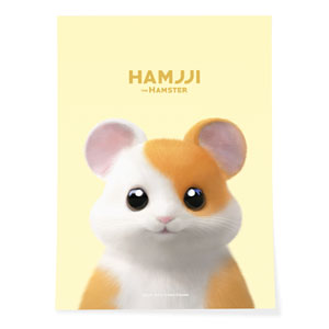 Hamjji the Hamster Art Poster