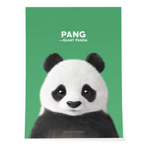 Pang the Giant Panda Art Poster