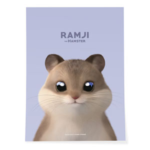 Ramji the Hamster Art Poster