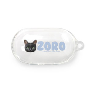 Zoro the Black Cat Face Buds TPU Case