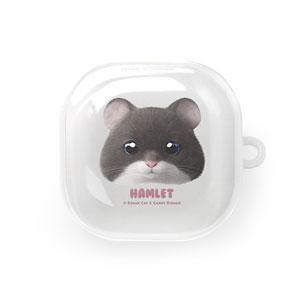 Hamlet the Hamster Face Buds Pro/Live TPU Case