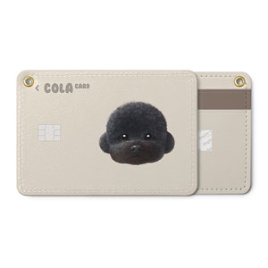 Cola the Medium Poodle Face Card Holder