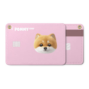 Pommy the Pomeranian Face Card Holder