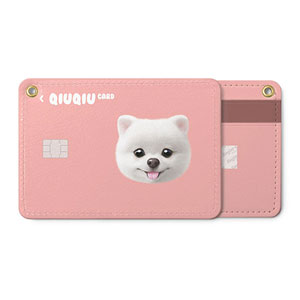 QiuQiu the Pomeranian Face Card Holder