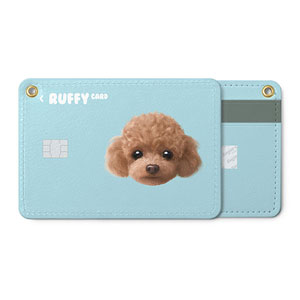 Ruffy the Poodle Face Card Holder