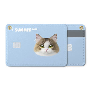 Summer the Norwegian Froest Face Card Holder