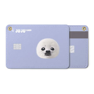 Juju the Harp Seal Face Card Holder