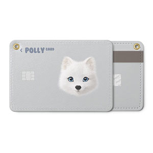Polly the Arctic Fox Face Card Holder