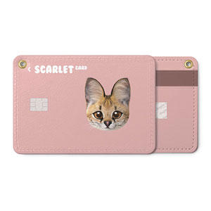 Scarlet the Serval Face Card Holder