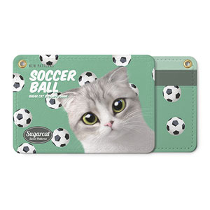 Momo Mumohan&#039;s Soccer Ball New Patterns Card Holder