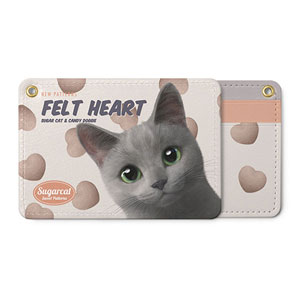 Tam’s Felt Heart New Patterns Card Holder