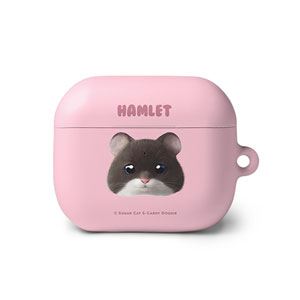 Hamlet the Hamster Face AirPods 3 Hard Case