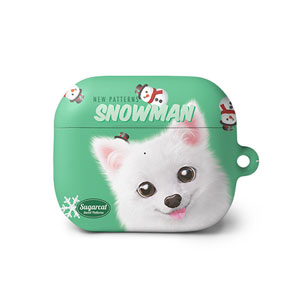 Dubu the Spitz’s Snowman New Patterns AirPods 3 Hard Case