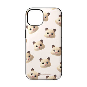 Pudding the Hamster Face Patterns Door Bumper Case
